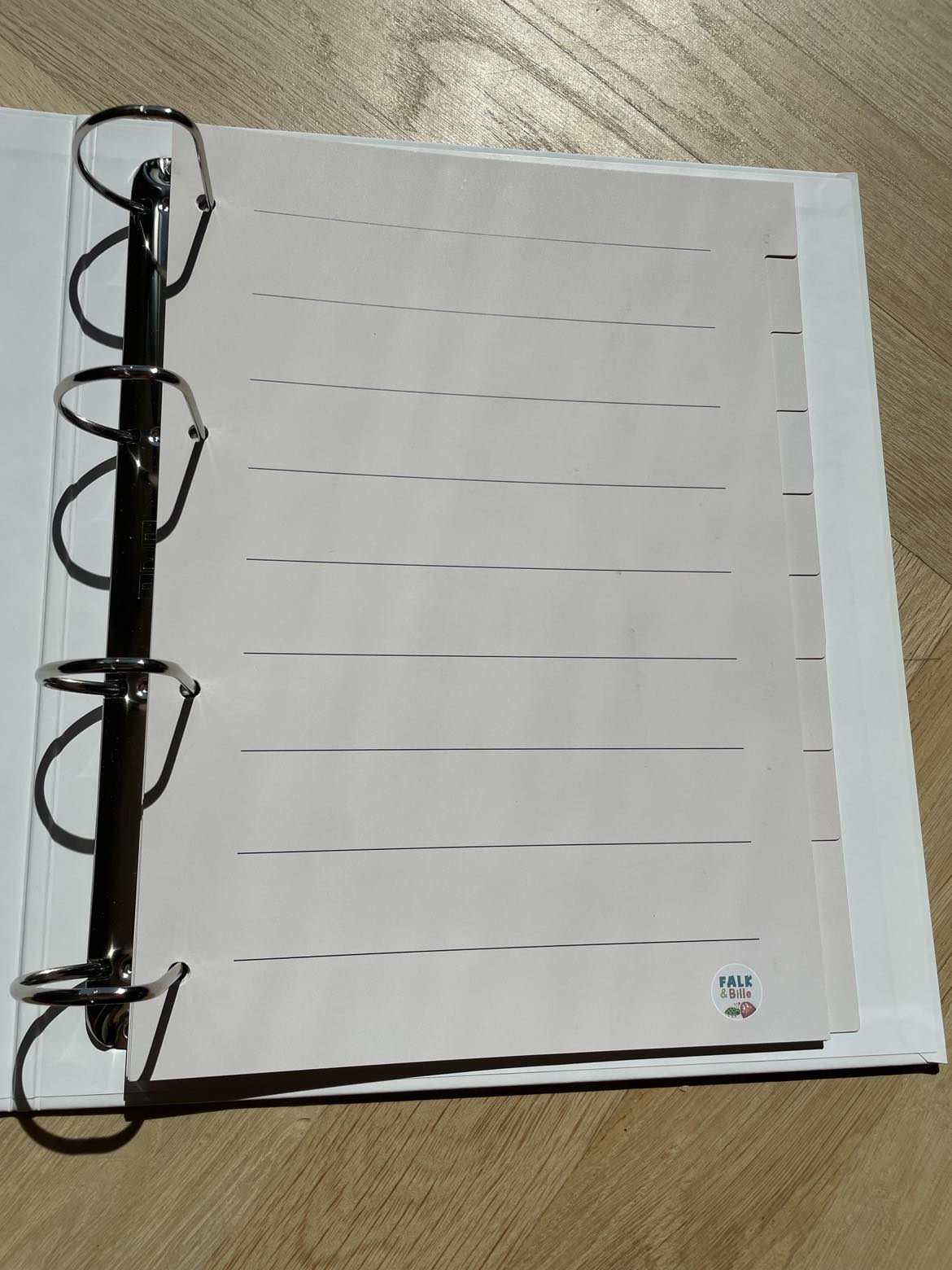 Ringbind Menu Bryllupsbog & ringbind til minderne (Samlet pakkepris)