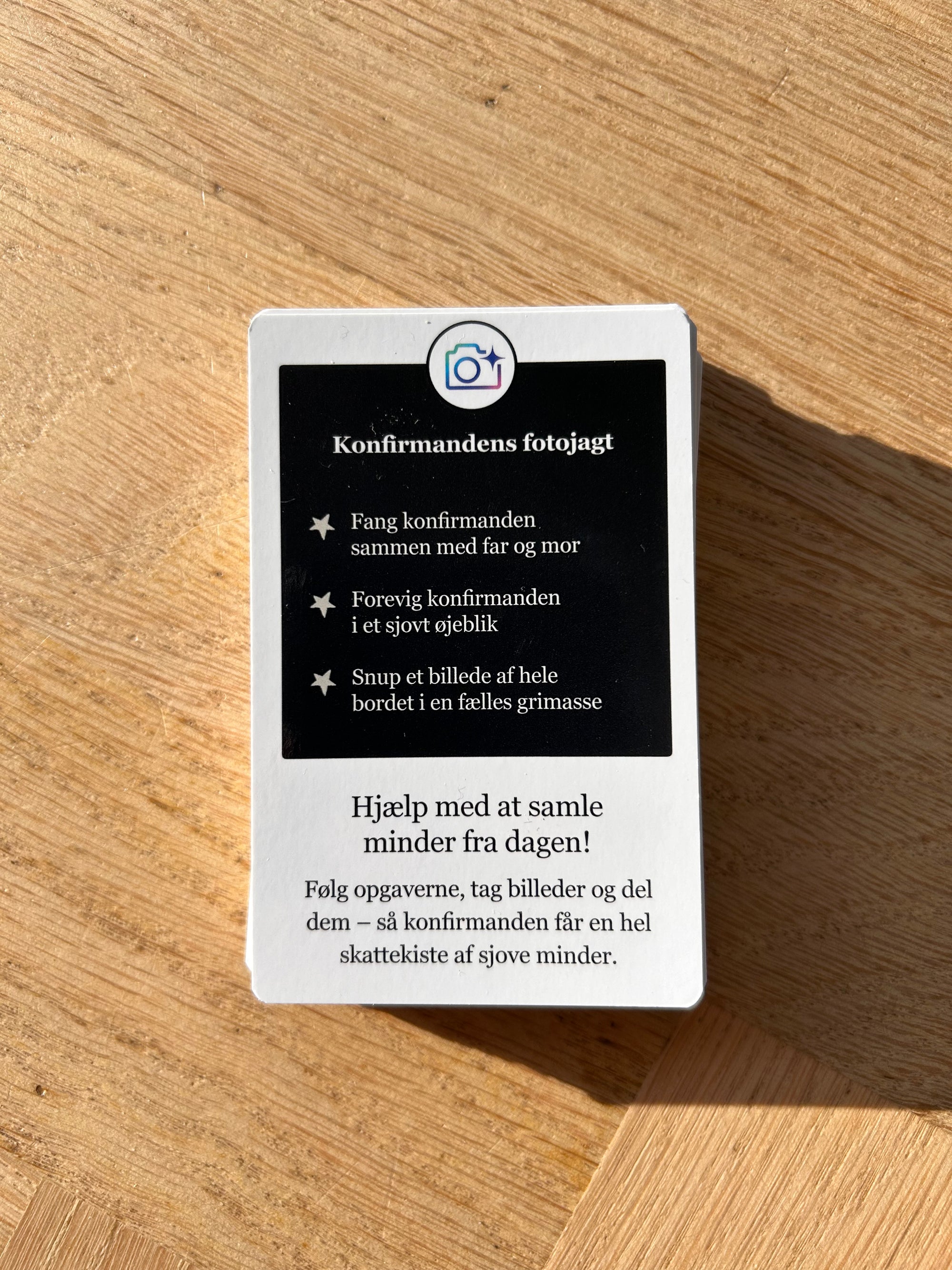 Fotoopgave kort
