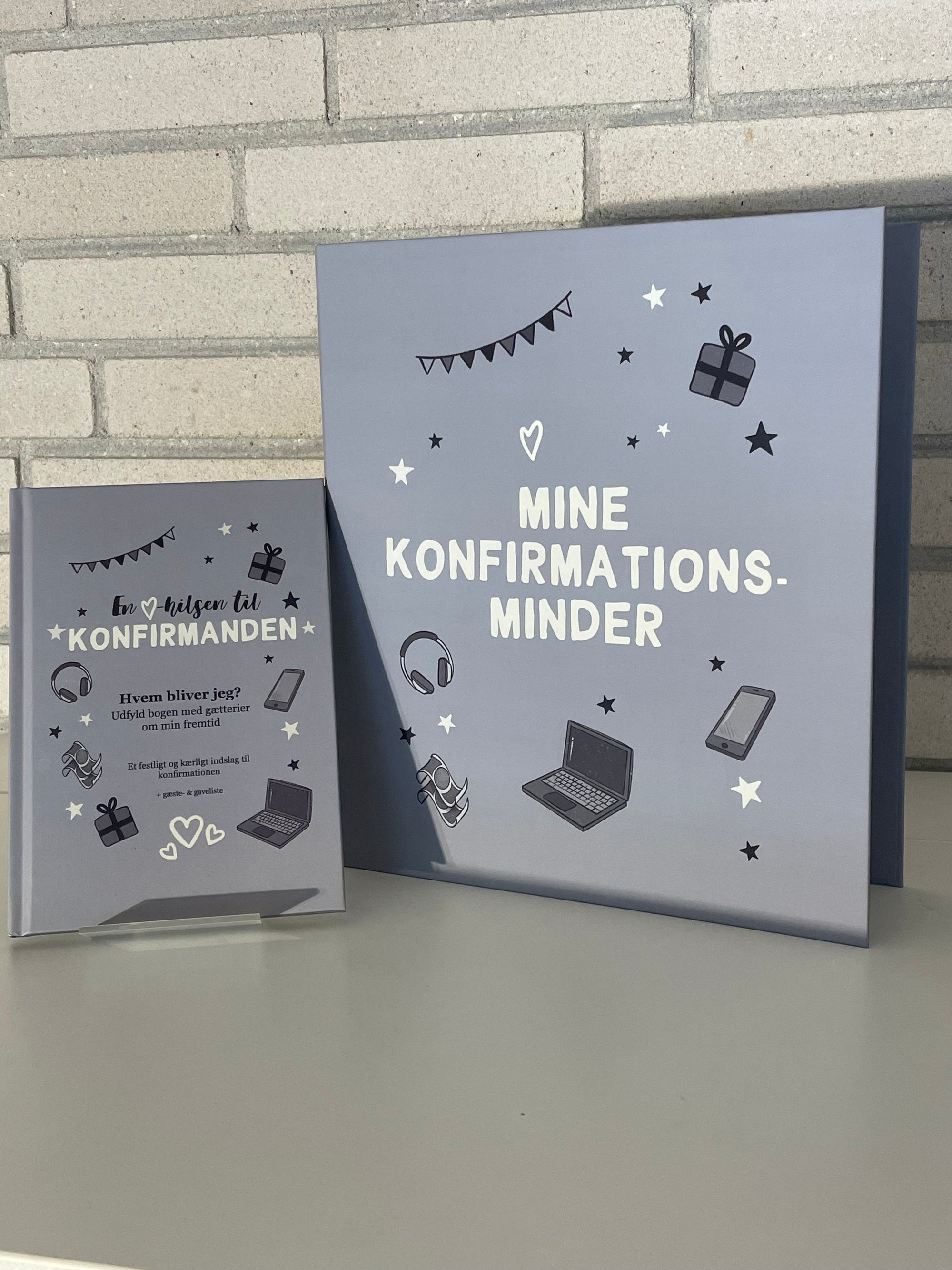 KONFIRMATIONSBOG & RINGBIND TIL MINDERNE (SAMLET PAKKEPRIS)