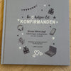 Gæstebog til konfirmanden - støvet blå/grå - Str. 21 x 21